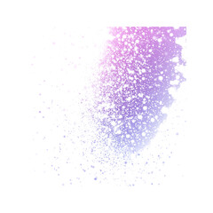 Wall Mural - Abstract Purple and Lavender Glitter Explosion on on white background