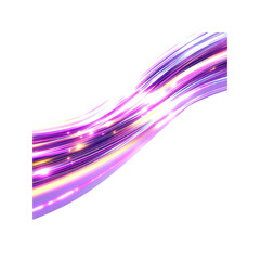 Wall Mural - Abstract Purple and White Light Streaks Background