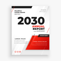 Wall Mural - business annual report catalog design for professional company