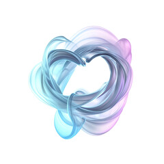 Wall Mural - Abstract Swirling Pastel Nebula  Fluid Design Element