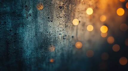 Poster - Abstract Background with Textured Surface and Blurry Warm Lights