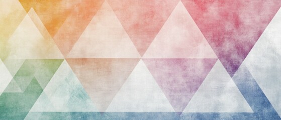 Poster - Abstract Colorful Triangle Pattern Background for Creative Design Projects