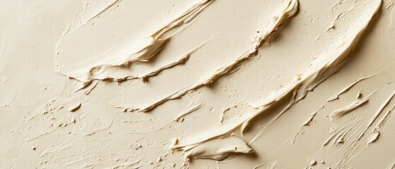 Poster - Creamy textured background with smooth swirls and natural patterns