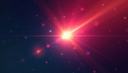 Wall Mural - Bright lens flares, starburst effect, shiny optical glow, image, glow, photography