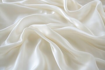 draped cream satin fabric, textured background, elegant design, website backdrop