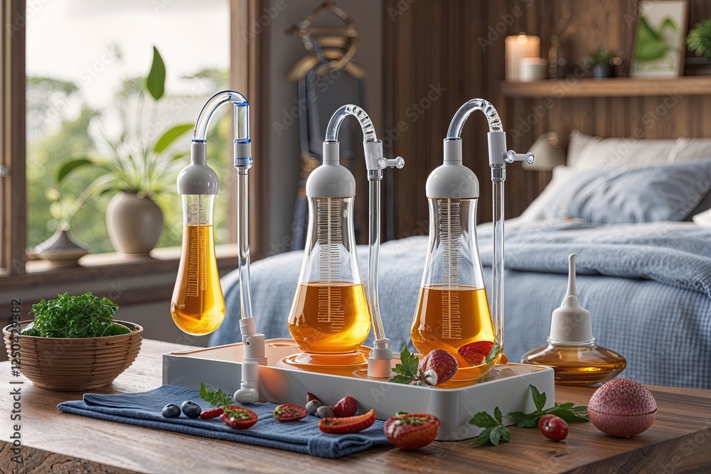 Comprehensive 3D Visual Guide to Enema Health Tools and Equipment Stock ...