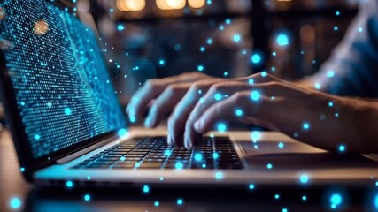 man working on a computer