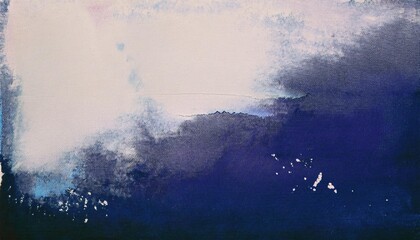 Poster - ethereal abstract blue horizon with light gradient texture for modern wall art or graphic background
