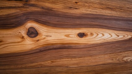 Poster - Textured surface of polished heartwood showcasing natural grain patterns and rich brown tones suitable for design or craftsmanship projects