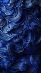 Leinwandbilder - Abstract swirling blue liquid texture.