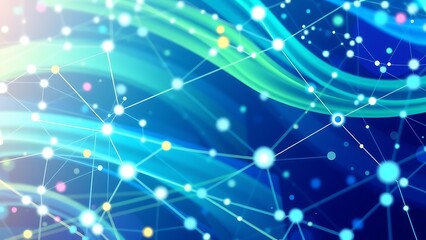 abstract technology communication concept