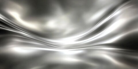 Poster - silver abstract background with smooth lines and soft texture for modern design projects, ideal for 