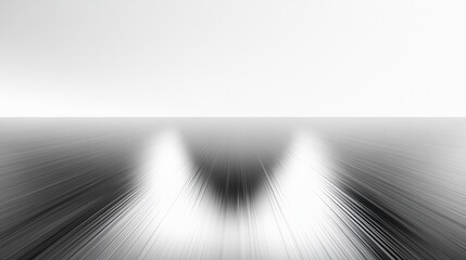 Poster - abstract steel plate with blurred texture facing forward, reflective surface, monochromatic shades, 