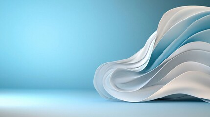 Poster - Fluid motion design studio environment 3d render abstract concept creative viewpoint digital art exploration