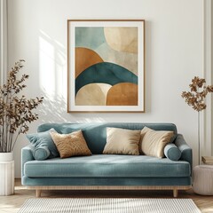 Canvas Print - Abstract Geometric Modern Wall Art Decor