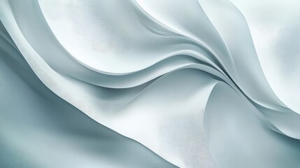 Poster - Smooth Flowing Textures of Soft Fabric in Gentle Waves Creating an Elegant and Serene Atmosphere, Ideal for Backgrounds or Fashion Inspired Designs