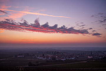 Wall Mural - sunrise over the city