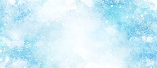 Poster - Light blue watercolor background with soft textures and ample blank space for text or graphics suitable for various design projects