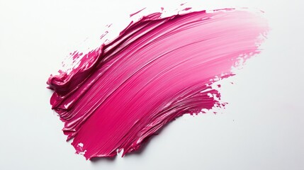 Wall Mural - Pink Paint Stroke Texture on Light Background for Artistic and Creative Design Projects