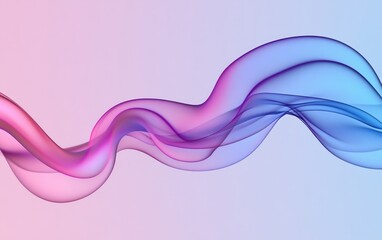 Poster - Flowing color waves abstract design digital art soft background dynamic perspective fluid motion