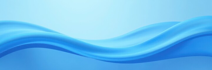 Poster - Soft blue gradient, subtle wavy texture, smooth flow , blue, dynamic, soft