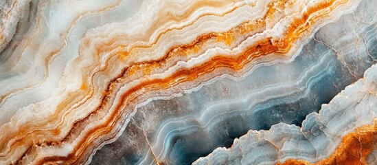 Poster - Beautiful geological formations showcasing vibrant layers and textures of rocks with intricate patterns and colors in natural mineral design.