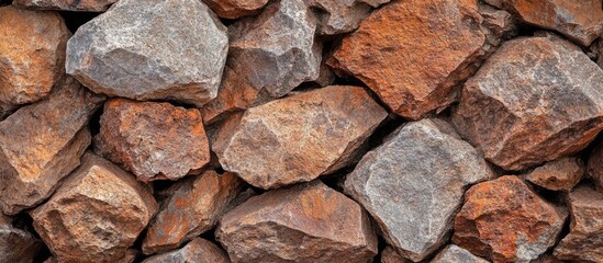 Poster - Laterite stone texture from Kerala showcasing rich earthy tones and natural patterns ideal for architectural and landscaping applications.