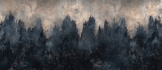 Poster - Dark grunge textured background with abstract patterns and ample space for text or image insertion suitable for design projects.