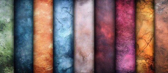 Poster - colorful abstract graphic textures and backgrounds for creative design projects and art applications