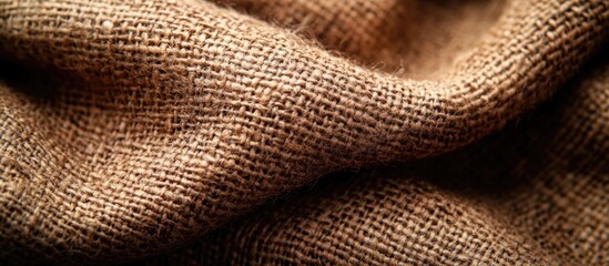 Poster - Natural burlap texture background ideal for design projects with a light linen appearance and organic sackcloth feel for various applications