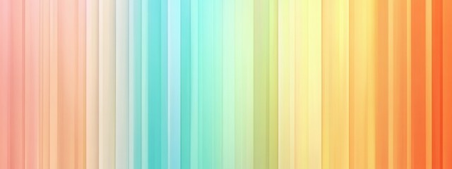 Poster - Soothing Abstract Gradient Pattern, a flat illustration featuring harmonious color transitions, ideal for modern design applications.