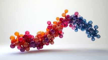 Aufkleber - exploring protein structures alpha helices unveiled in molecular biology research