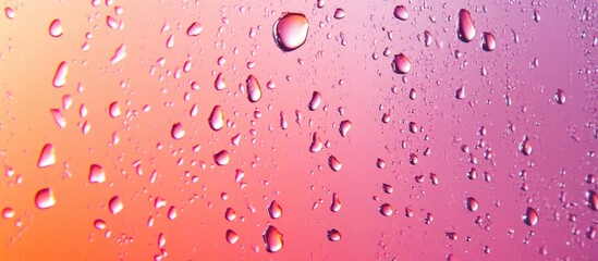 Poster - Abstract Water Droplet Background with Gradient Color for Product Display and Wallpaper Featuring Space for Text and Design Elements