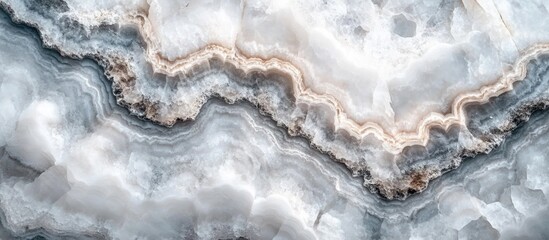 Poster - Elegant white and grey marble stone texture background for luxurious interior design and modern decor concepts