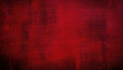 Aufkleber - deep red textured canvas background with subtle dark shading, ideal for design projects, abstract art, and minimalistic spaces