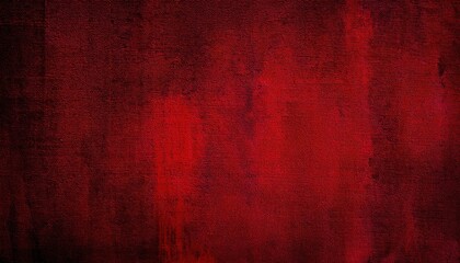 Aufkleber - deep red textured canvas background with subtle dark shading, ideal for design projects, abstract art, and minimalistic spaces