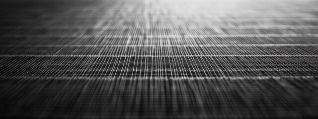 Poster - Rectangular rug design featuring subtle grid lines, ideal for digital applications, showcasing texture and pattern on a transparent background