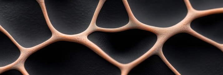 Poster - Contemporary Biomimicry Art Intricate Organic Patterns over Matte Surface Innovative Design for Modern Interiors and Sustainable Architecture Solutions