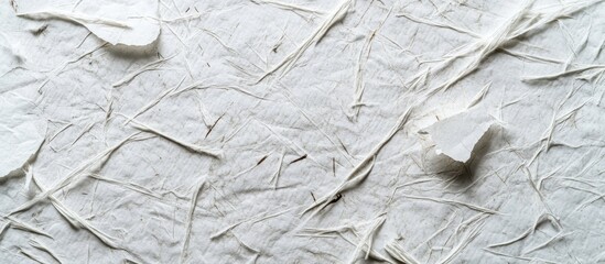 Wall Mural - Textured paper background with natural fibers and subtle variation for creative design and artistic projects