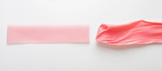 Poster - Chewing gum on a white background with ample empty space for customization or text overlays