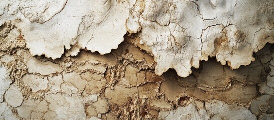 Poster - Beige brown cork texture background showcasing intricate patterns and natural beauty for design and craft projects.