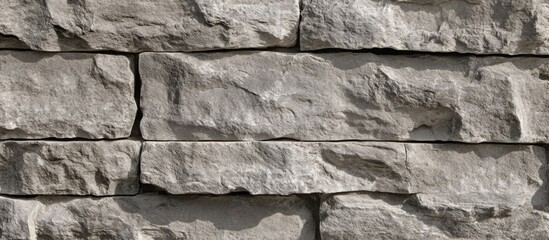 Poster - Gray textured concrete brick stucco wall with rough surface suitable for architectural and background design applications