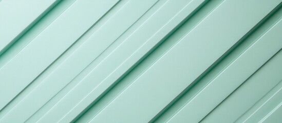 Poster - Mint green wall surface with diagonal pattern ideal for backgrounds presentations fabric patterns and table runners