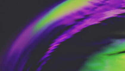 Aufkleber - vibrant abstract swirl of purple and green hues in a blurred design, perfect for digital art or graphic background