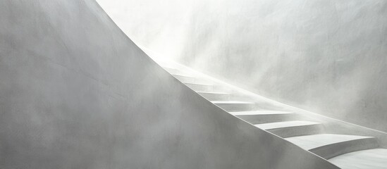 Poster - Polished cement wall texture with soft light for modern interior or exterior design applications