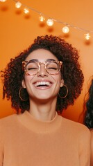 Aufkleber - Mid-Century Modern Office Vibes Diverse Teams Relaxation with Astrology Humor in Cozy Lounge - Enhancing Workplace Culture and Team Bonding