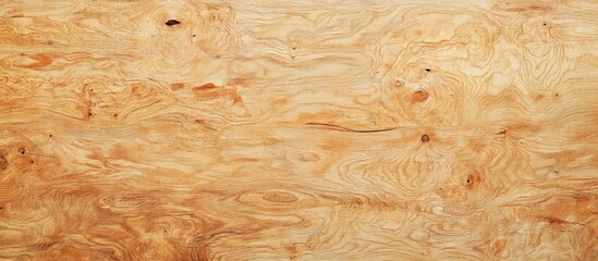 Poster - Natural plywood texture background with subtle grain patterns showcasing a smooth wooden surface ideal for design and decoration projects.