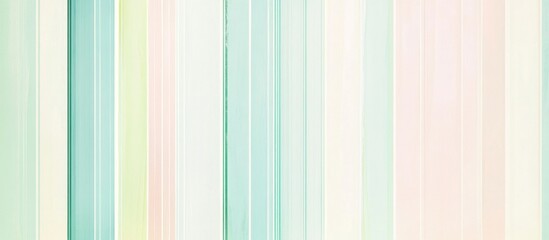Fototapete - Pastel Striped Abstract Background Featuring Wide Lines with Ample Space for Text Display and Creative Design Elements