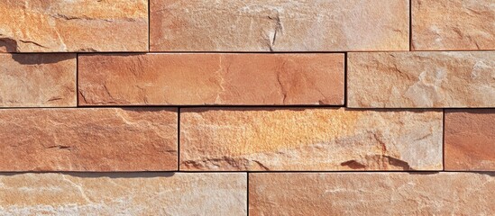 Poster - Red brick wall texture for exterior architecture and interior design application showcasing a rustic and timeless aesthetic