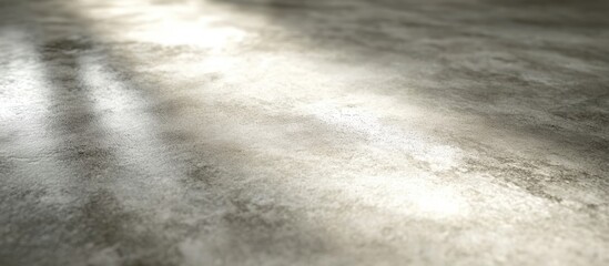 Poster - polished concrete surface with subtle light reflections and smooth texture ideal for modern interior design and architectural backgrounds